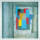 Ben Nicholson, 1946 (still life - cerulean) Painting by Ben Nicholson depicting coloured shapes based on abstract still life of bottles & glasses against a grey background.