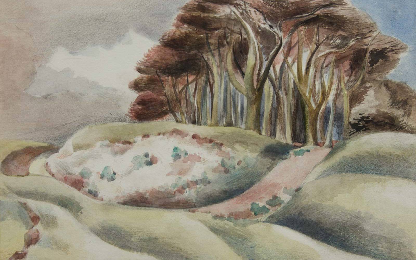 Early 20th Century British Art   Paul Nash Wittenham 1600x1000 