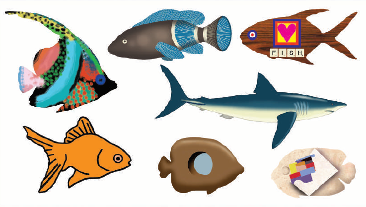 Make your own modern art aquarium