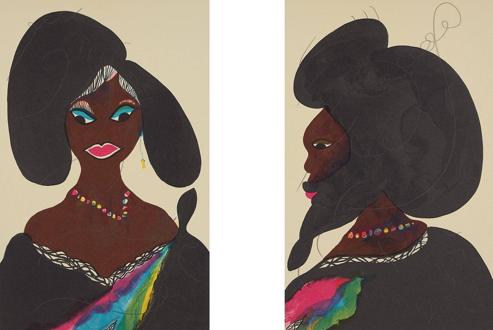Ofili_Chris_AfroHarlemMuses_2005_Edit
